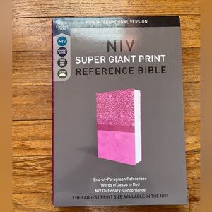 NIV super gigantic print Bible